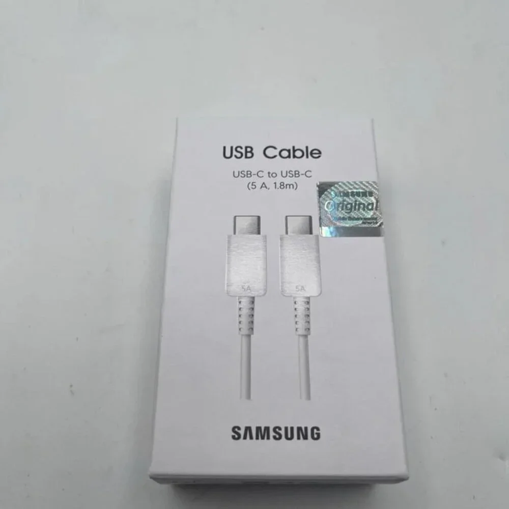 OEM Samsung USB-C to USB-C Fast Charge Cable Charging Cord Type Charger - NEW